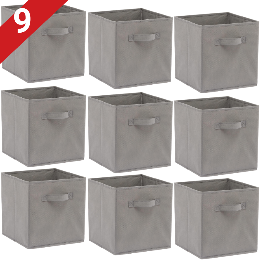 صناديق مكعبة لتنظيم، قابلة للطي (الحجم الكبير)