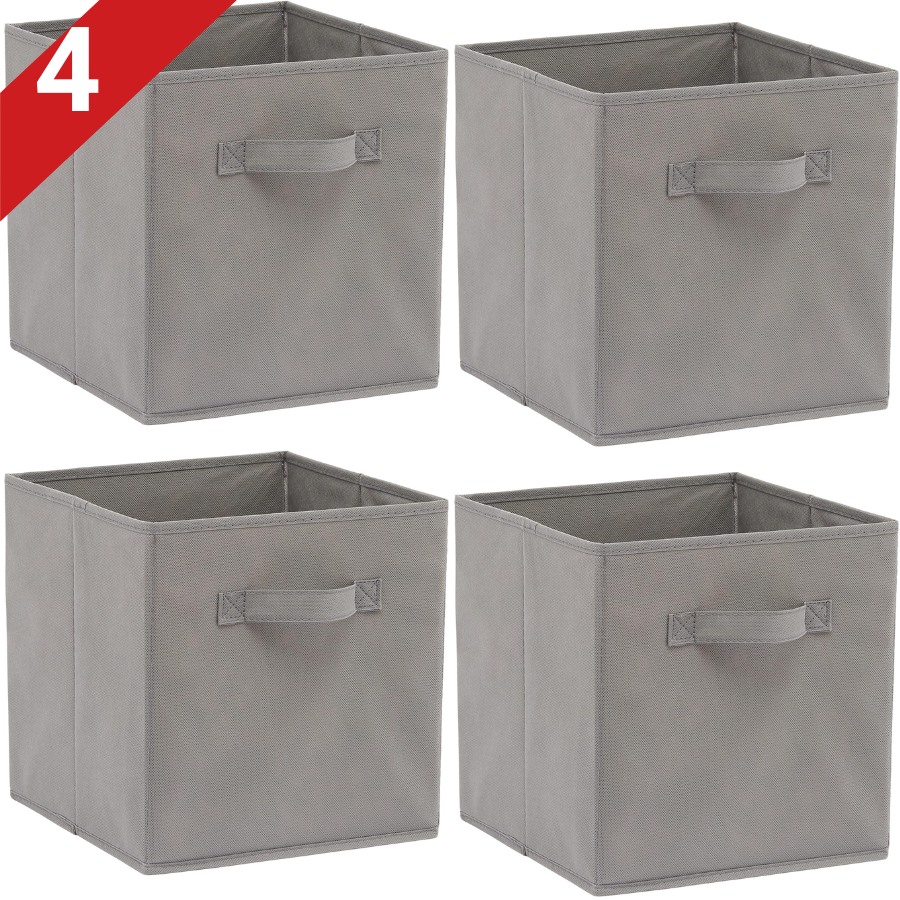 صناديق مكعبة لتنظيم، قابلة للطي (الحجم الكبير)