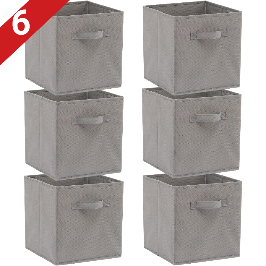 صناديق مكعبة لتنظيم، قابلة للطي (الحجم الكبير)