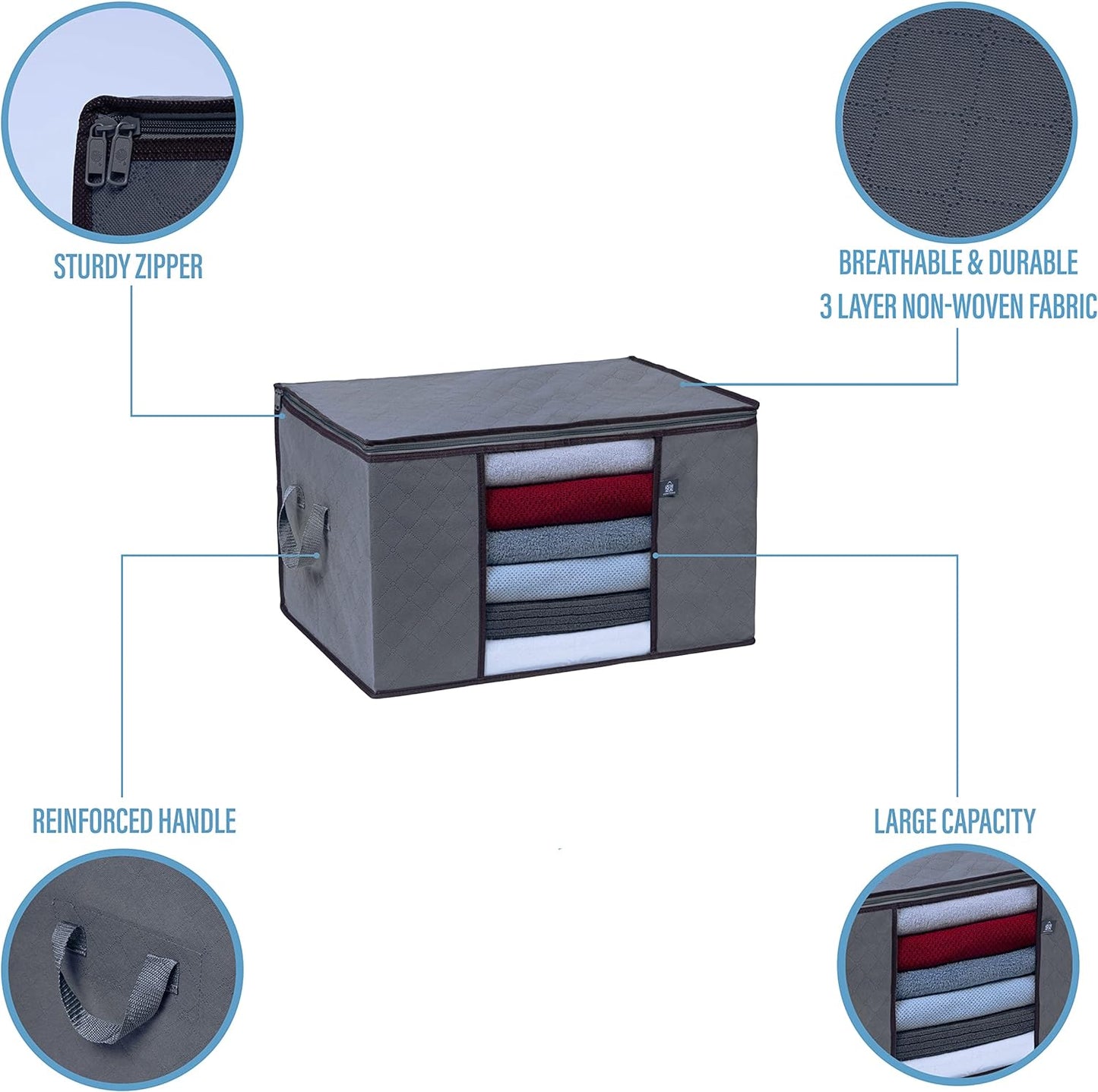 مجموعة من 10 شنط متوسطة 45 لتر