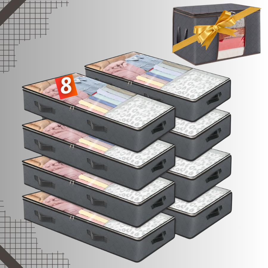 مجموعة من 8 شنط + شنطة تحت السرير هدية