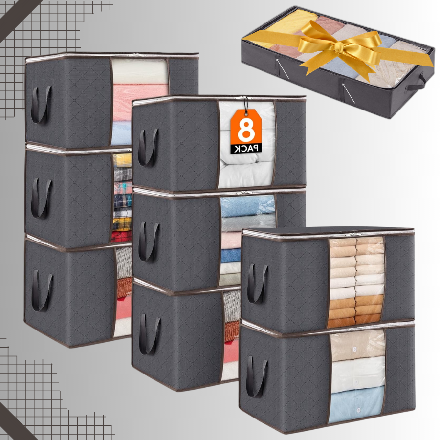 مجموعة من 8 شنط + شنطة تحت السرير هدية