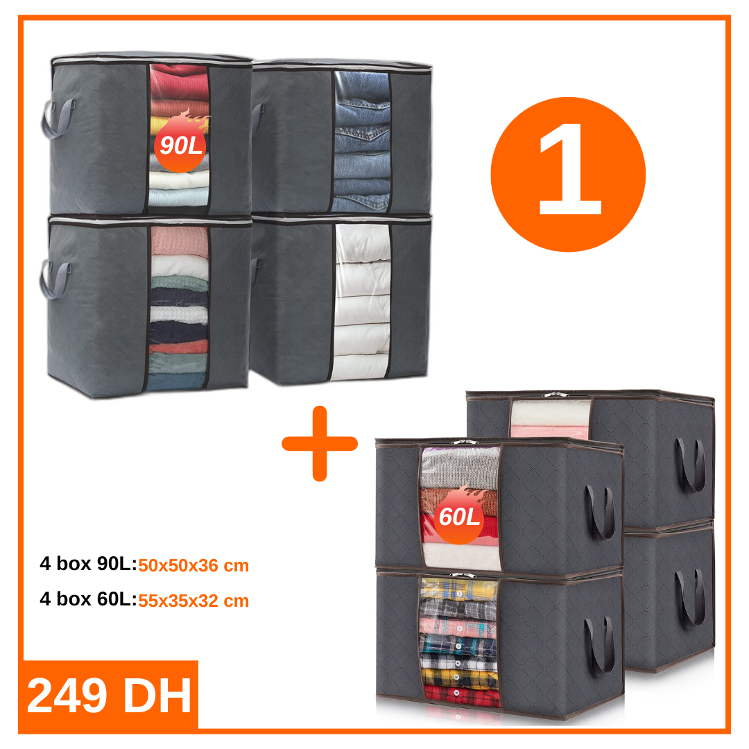 شنط تخزين البطانيات والملابس بتخفيض %50 (آخر يوم)