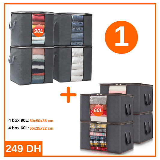 شنط تخزين البطانيات والملابس بتخفيض %50 (آخر يوم)