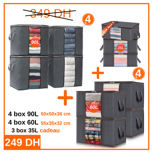 تخفيض %50 على مجموعة شنط بأحجام مختلفة (4+4 شنط +3 هدية)