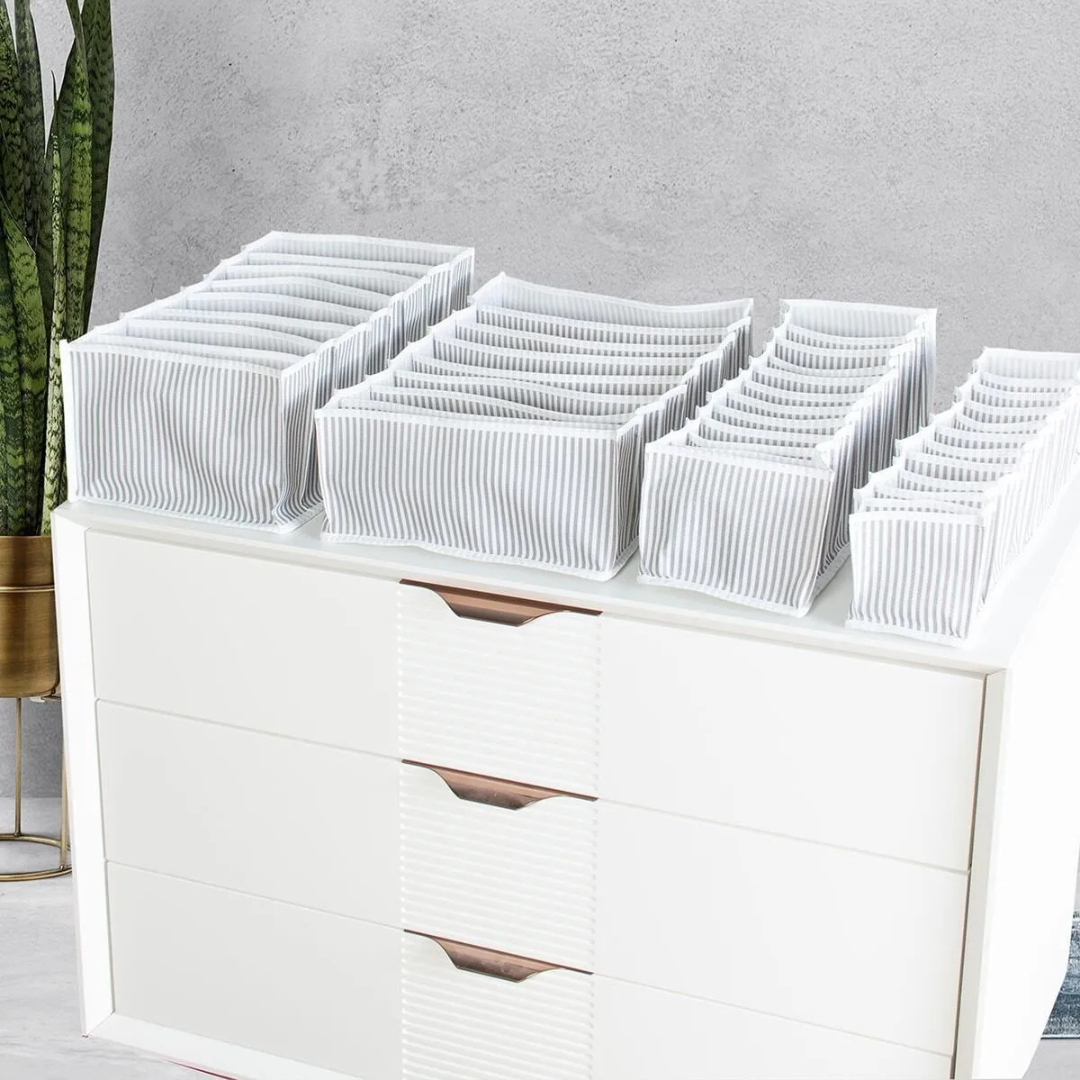 منظّم الأدراج العصري – مجموعة من 4 قياسات